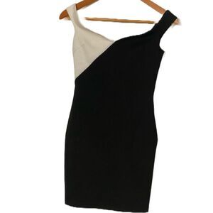 by the way. Black and White Bodycon Mini Dress